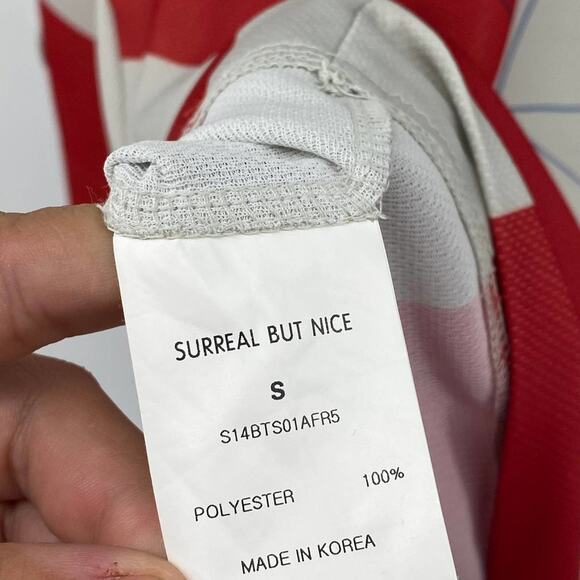 Surreal But Nice London Jersey Crop Top Spring & Summer 2014 Collection Sz S - Picture 8 of 10